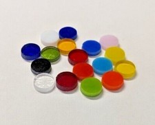 1/2" Precut Stained Glass Circles for Fusing  Mosaic - Coe 90 - Fusible
