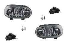 Scheinwerfer Set passend für VW Golf IV 4 1J1 + H7 H1 97-03 LI RE m. Stellmotor