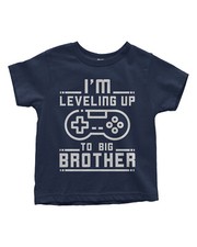 Leveling Up To Big Brother Toddler T-Shirt Video Game Lover Gift