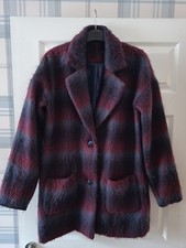 Noisy May Womens Wool Blend Single Breasted Jacket Coat Blazer Style, Uk M 10/12