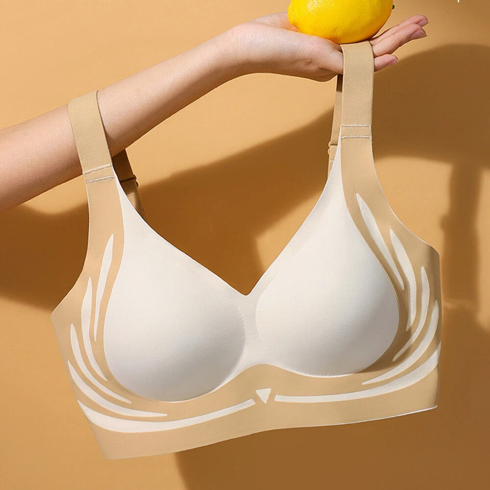 Sujetador ajustable para mujer Sujetador push-up anti-flacidez Sujetador inalámbrico transpirable Underwe - Foto 7 de 28