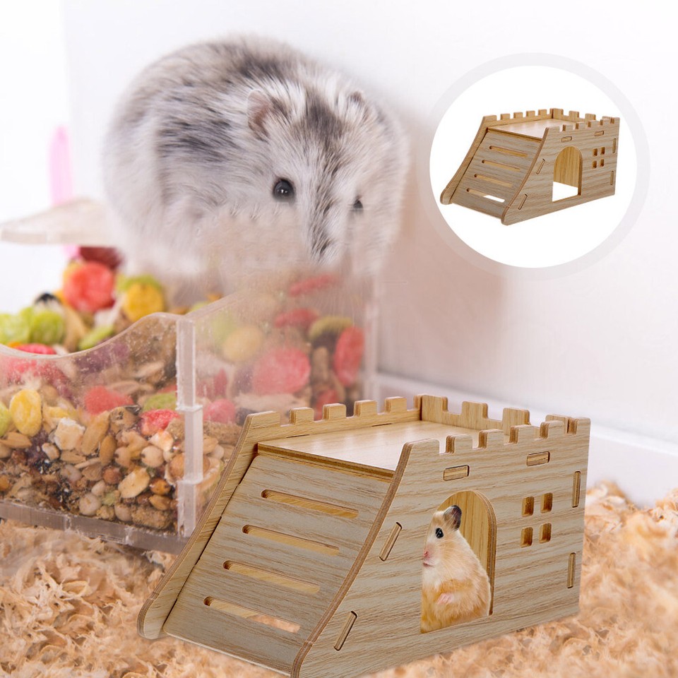 Pets Hideaway Toys Small Animal Habitat Hamster House Guinea Pig Maze