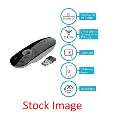 Targus Wireless Laser Presentation Remote mit Laser Clicker schwarz (AMP13-AR) #1