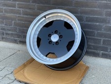 4X Roues 18" AERO PERFORMA25 AMG style MONOBLOC NOIR adaptées pour Mercedes 5...