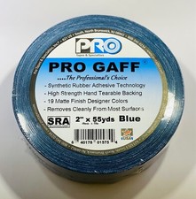 Pro Tapes Pro Gaffer Tape Dark Blue 2" x 55 yds.