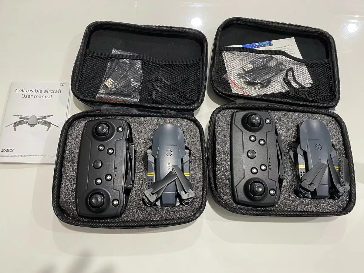Two Camera Mini Drone Collapsible Quadrocopter 2.4 GHz With Remote NEW