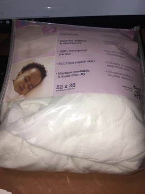 sealy stain protection crib mattress pad