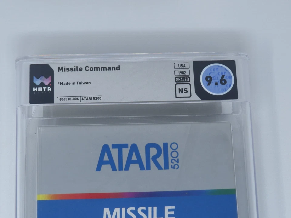 New Missile Command Sealed Atari 5200 Video Game Wata Graded 9.6 Seal 1982! - Image 2 of 4