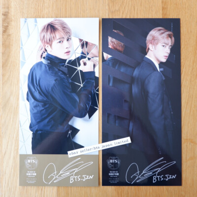 BTS JIN BEST OF BTS Official 2 Big Photo card set Korea Ver. +