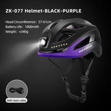 Rockbros Bike Helmets With Warning Light Usb Rechargeable Front Back Led Light Rockbros Bike Helmets With Warning Light Usb Rechargeable Front Back Led Light