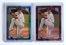 2024 Bowman Draft Gage Ziehl Lot (2) Purple Lunar /199 Sky Blue /499