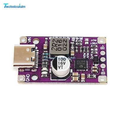 15W 2S / 3S Type-C Li-ion Battery Charger Module Charging Board QC Fast Charging