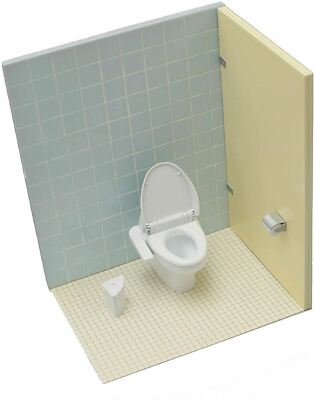 Japanese Toilet Plastic Model / Milestone Our Western Toilet 1/12 Scale - Contoh Kit