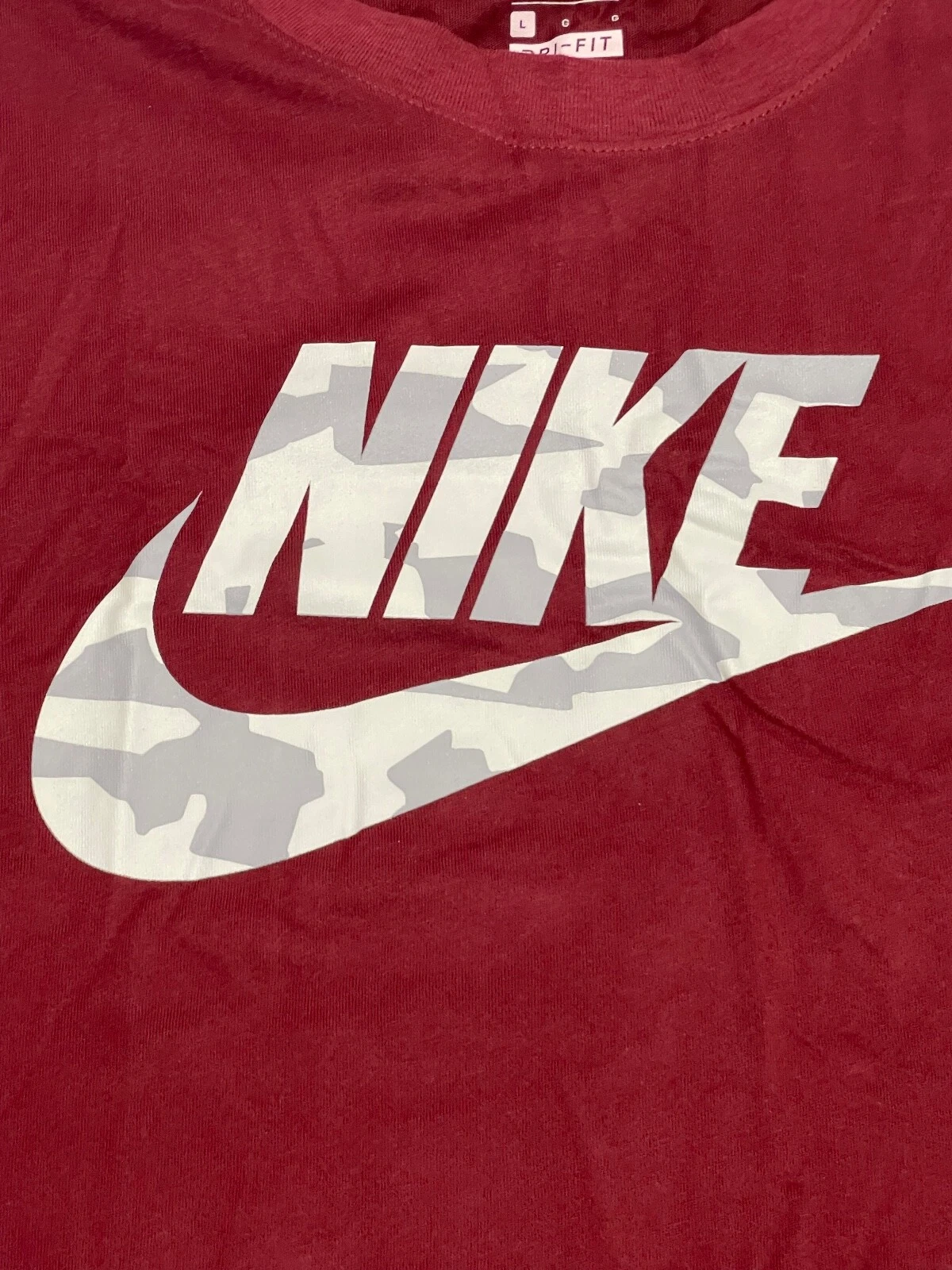 NWT Nike Dri-Fit Camo Swoosh Men's Large Team Red S/S T-shirt DO6773-677 LARGE
Opens in a new window