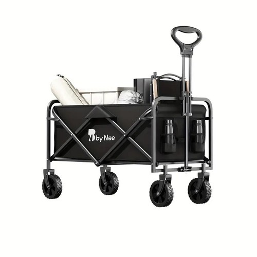 Muti-functional folding Cart with Adjustable Hight 360° Non-slip Wheel Heavyduty - Picture 3 of 3