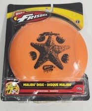 Wham-O Frisbee Malibu Disc 110g Orange Starfish  Shells - 2017 Frisbee NEW 