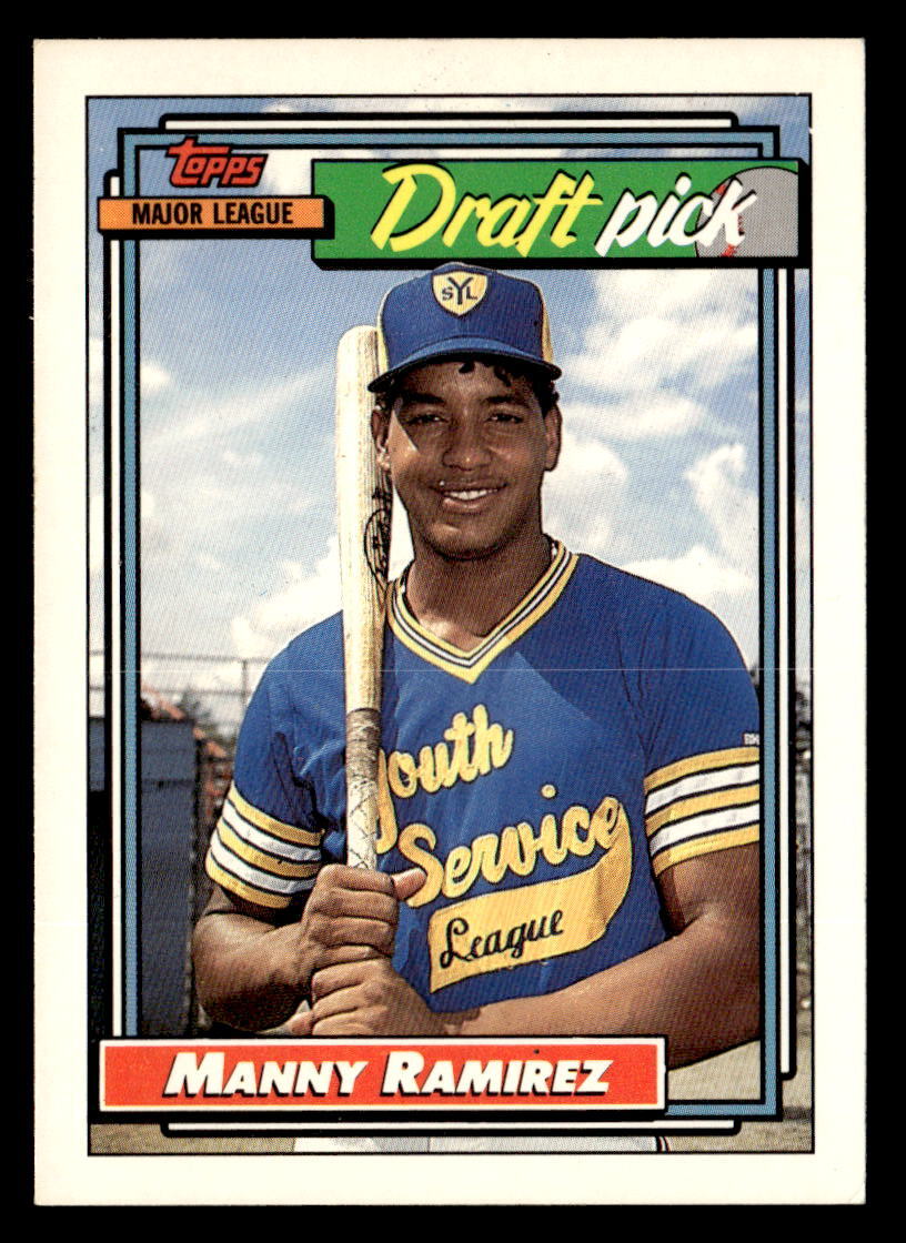 Manny Ramirez 1992 Topps Rookie Card #156 Cleveland Indians