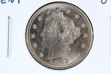 1883 No Cent Liberty Nickel BU 3XNE