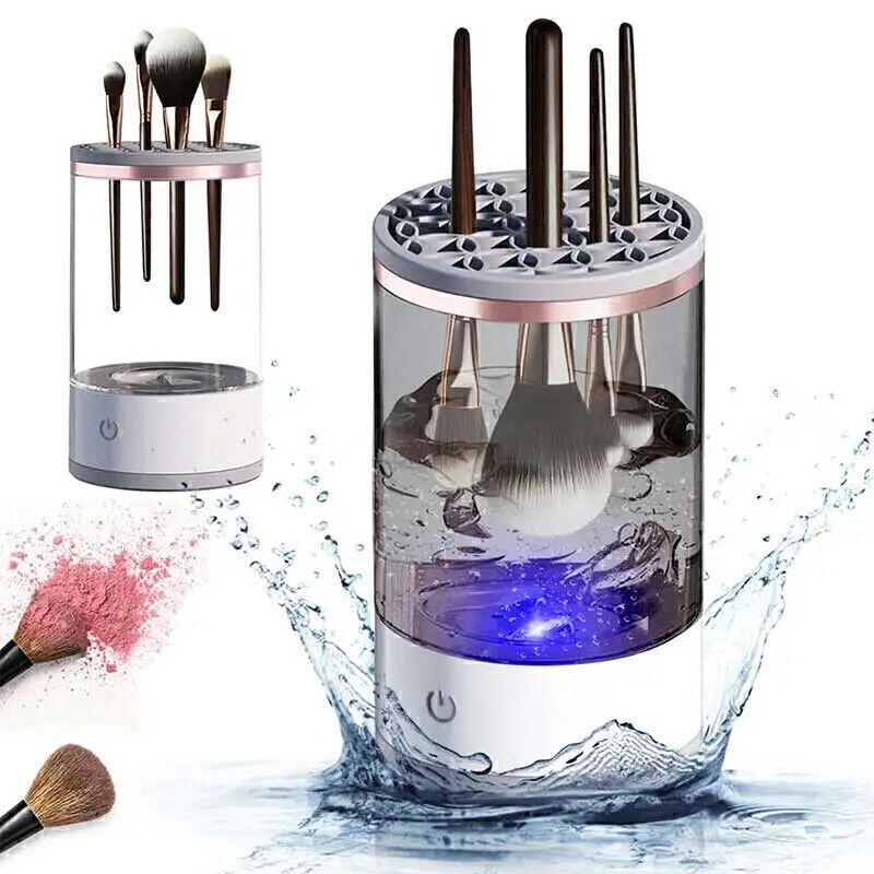Automatic Brush Cleaner Electric Make up Cleaning Machine Fast Clean Dryer _