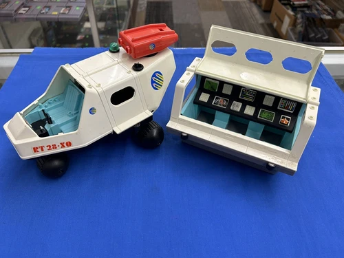 Vintage 1980 Playmobil Playmospace Space Shuttle Ship RF-Y162 And Extra Piece