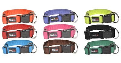 Dogline Comfort Microfiber Soft Padded Pet Puppy Dog Collar Nylon Reinforecement