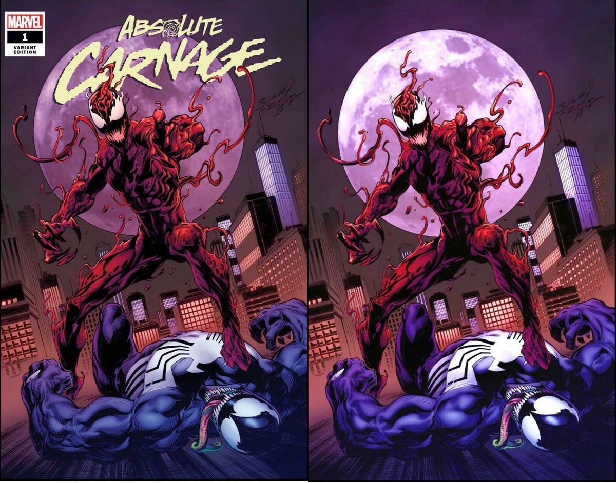 ABSOLUTE CARNAGE 1 (of 4) MARK BAGLEY SONNY'S VIRGIN TRADE VARIANT