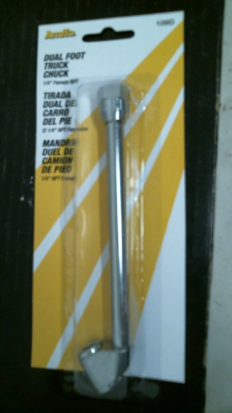 Amflo109D Dual Foot Truck Chuck 1/4" NPTF, FREE SHIPPING