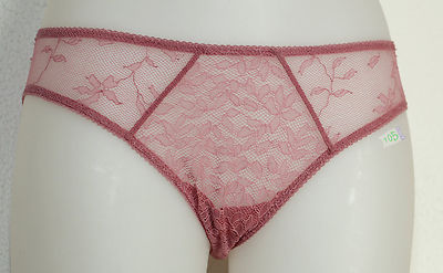Culotte Dentelle Transparente Wolford - Taille Small (FR 40/42) - Rose - Neuve Avec étiquettes