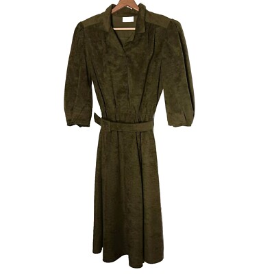 chinese dress ladies Newshows Womens Long Sleeve Casual Dresses 2025 Business Work Teacher Fall  Church Belted A Line Flowy Midi Dress(Army Green-1,Small) at Amazon Women's  Clothing store main image 1