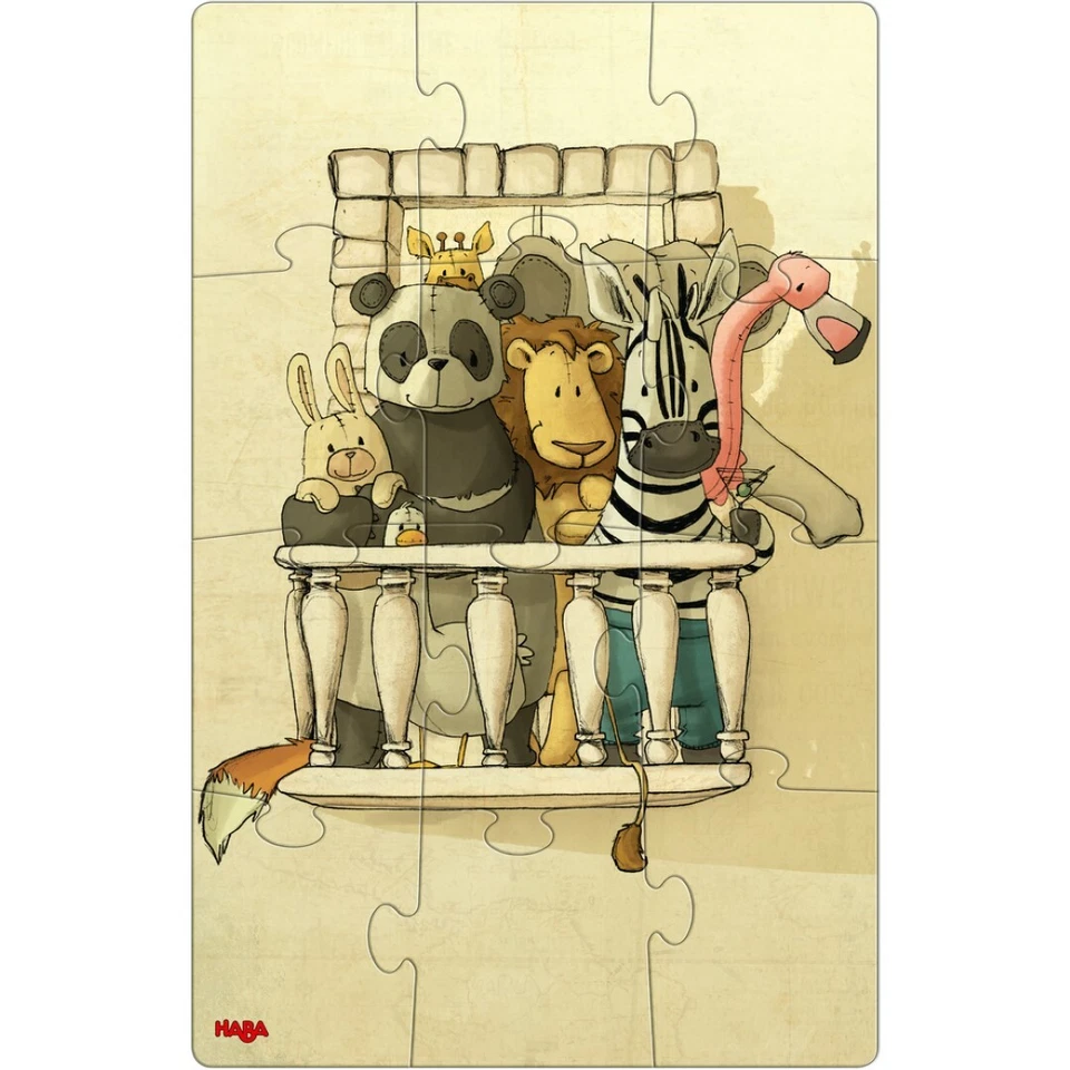 Haba 306166 Puzzles Löwe Udo 12 Teile 2 Motive 3 Jahre Motorik Neu OVP - Bild 4 von 4