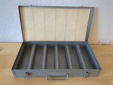 Brumberger metal slide storage case 150 slot