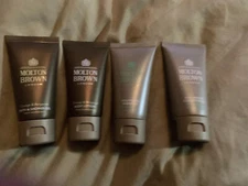 Molton Brown London Travel Size Shampoo, Conditioner, Body Lotion, Wash 1oz