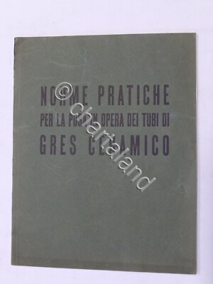 Bauwesen - Praktische Normen für die Verlegung von Steinzeugrohren - 1941