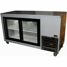 Cooltech Sliding Doors Back Bar Display Cooler 60"