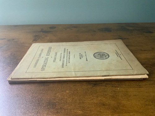Antique Lot 3 Interstate Commerce Commission Steam Roads Pamphlets - Picture 8 of 8