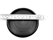 Duraliner Truck 4" Hole Fit Plug Cap - Push-In Fits 1/16" Thick Metal Material