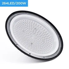 200 Watt LED UFO Light Warehouse Workshop Factory High Bay Lighting Lamp DLC UL