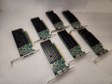 Lot of 7 Dell 0X175K Nvidia Quadro NVS 295 PCIe 256MB GDDR3 Graphics Cards
