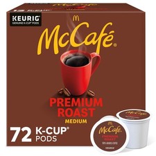 McCafe Premium Roast Coffee, Keurig Single-Serve K-Cup Pods, Medium Roast, 72 pc