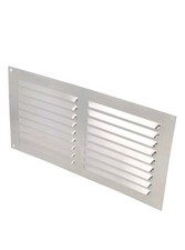 Aluminium L&uuml;ftungsgitter 150x300mm mit Moskitonetz Silber f&uuml;r Decken
