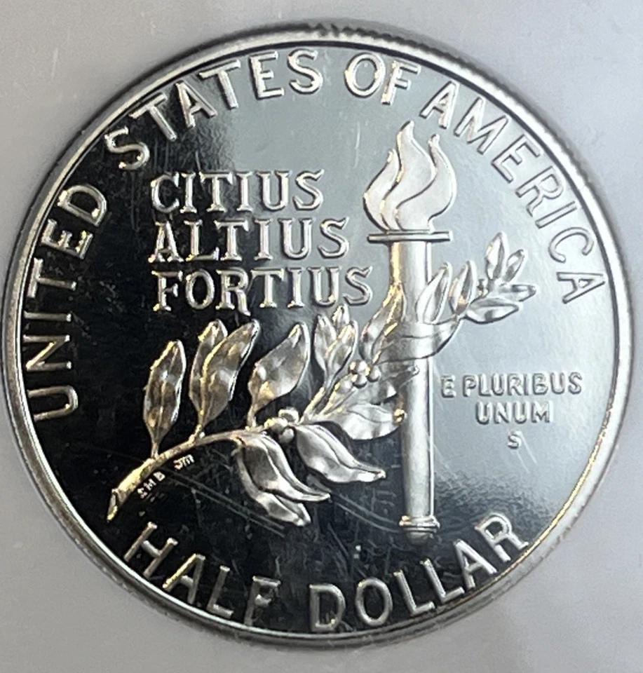 1992 -S Olympic Gymnast Half Dollar NGC Proof PF 70 Ultra Cameo Only 519,645 Mtd - Image 4 of 4