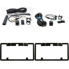 Alpine Multi-View HDR Front/Rear Cameras with License Plate Frames
