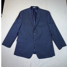 Banana Republic Men 44R Blue Standard Fit 2 Button Blazer Sport Coat Classic