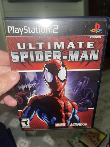 Ultimate Spider-Man (Sony PlayStation 2, 2005) PS2 CIB Completo con Manual Probado