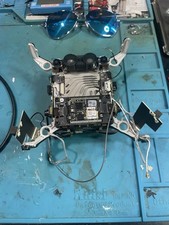 Drone Mainboard & Aircraft Frame Assembly w/ Arms & Wiring Silver Black