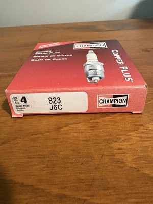 Champion 823 Copper Plus Spark Plug J6C - 4 Pack - Small Engine
