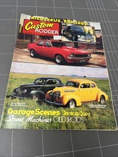 VINTAGE CAR MAGAZINE CUSTOM RODDER MUSCLE CAR MOTOR RACING MANCAVE 1983 1980s
