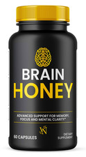 Brain Honey, BrainHoney for Memory Clarity Support Dietary Supplement 60CT
