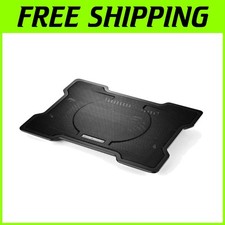 Ultra-Slim Laptop Cooling Pad with 160mm Fan, Black