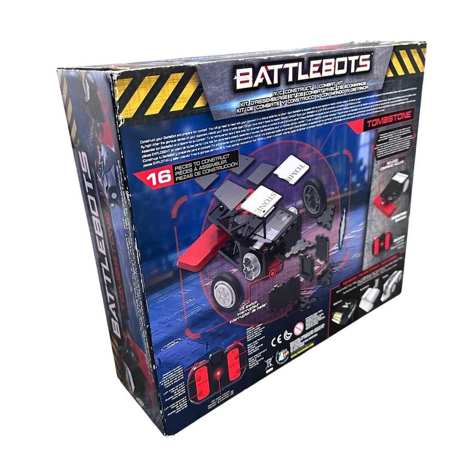 TECH 4 KIDS BATTLEBOTS R/C CONSTRUCT & COMBAT KIT, TOMBSTONE REMOTE CONTROL *NEW - Image 4 of 4